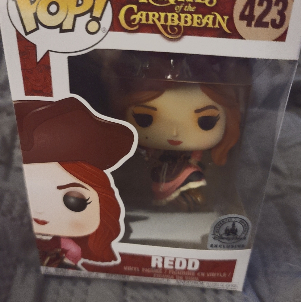 Funko Pop Pirates of Caribbean REDD Disney Parks "the Redhead"